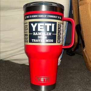 YETI Rambler 30 oz Mug in Bold Red